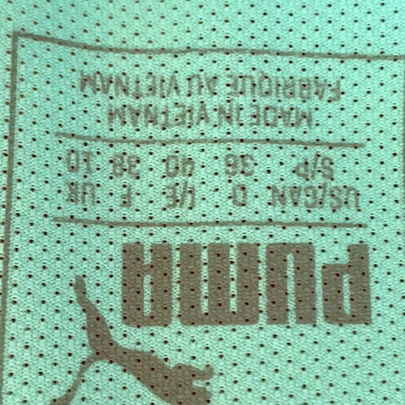 Sizing for puma shirts - Picture 1 of 2